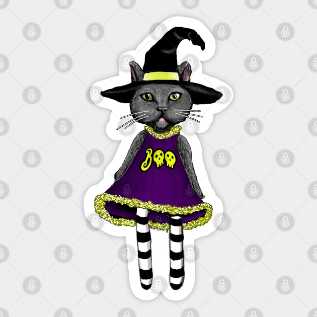 Cat Doll Sticker by HollandArtz